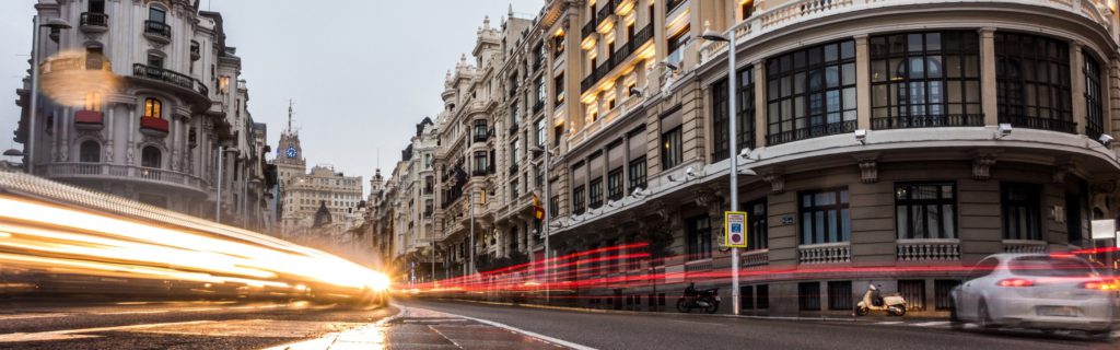 Innenstadt von Madrid, Spanien